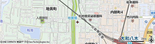 奈良県橿原市地黄町355周辺の地図