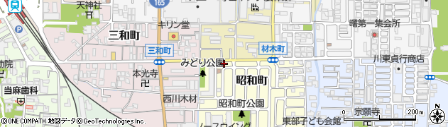 成光漢方チェーン奈良営業所周辺の地図