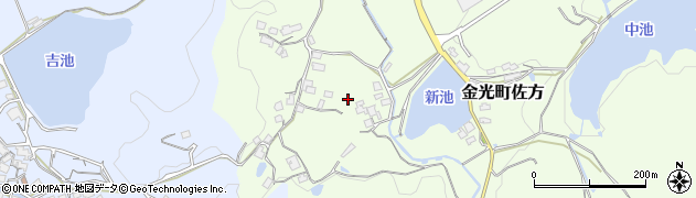 岡山県浅口市金光町佐方3073周辺の地図