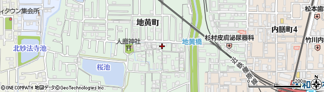 奈良県橿原市地黄町454周辺の地図