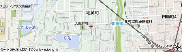 奈良県橿原市地黄町451周辺の地図
