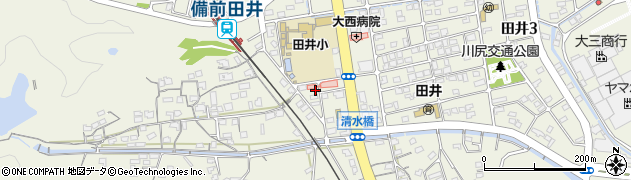 株式会社ダテ薬局　田井店周辺の地図