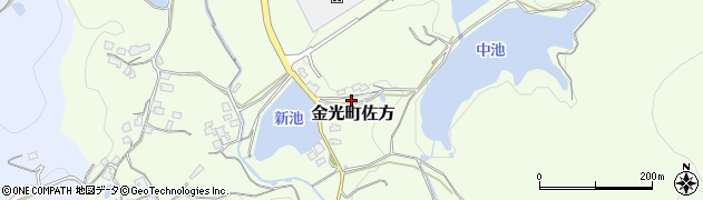 岡山県浅口市金光町佐方2979周辺の地図