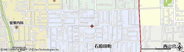 奈良県橿原市石原田町周辺の地図