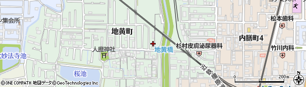 奈良県橿原市地黄町196周辺の地図