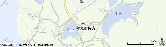 岡山県浅口市金光町佐方2980周辺の地図
