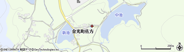岡山県浅口市金光町佐方2968周辺の地図