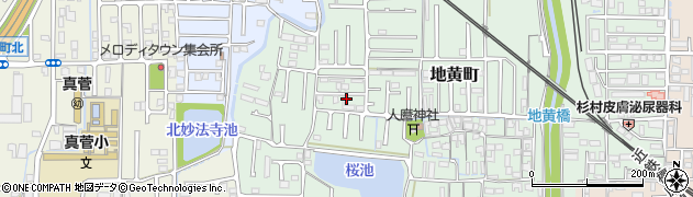 奈良県橿原市地黄町82周辺の地図