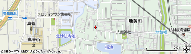 奈良県橿原市地黄町55周辺の地図