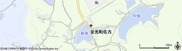 岡山県浅口市金光町佐方2990周辺の地図