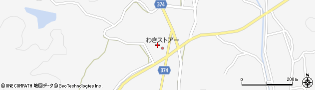 広島県三原市久井町和草2193周辺の地図