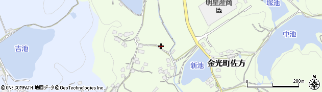 岡山県浅口市金光町佐方3090周辺の地図