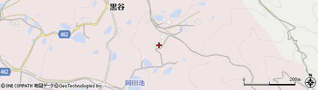 兵庫県淡路市黒谷451周辺の地図