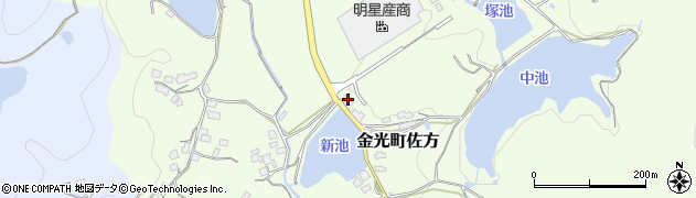 岡山県浅口市金光町佐方2981周辺の地図