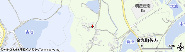岡山県浅口市金光町佐方3117周辺の地図