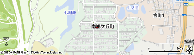 大阪府富田林市南旭ケ丘町周辺の地図