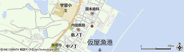 兵庫県淡路市仮屋（戎ノ丁）周辺の地図