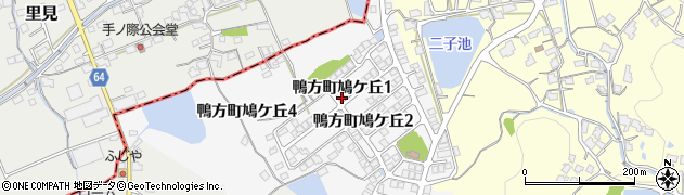 岡山県浅口市鴨方町鳩ケ丘周辺の地図