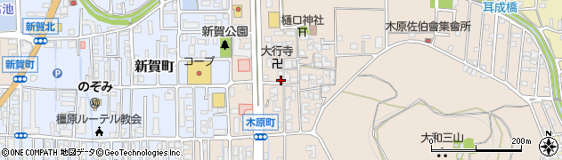 奈良県橿原市木原町283周辺の地図