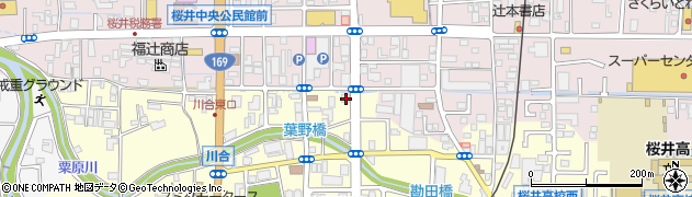 大和信用金庫桜井北支店周辺の地図