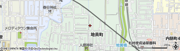 奈良県橿原市地黄町180周辺の地図