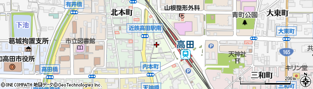 奈良県大和高田市高砂町周辺の地図