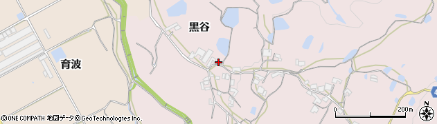 兵庫県淡路市黒谷35周辺の地図