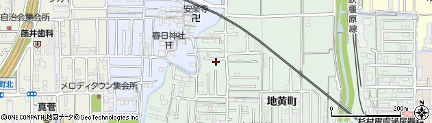 奈良県橿原市地黄町73周辺の地図