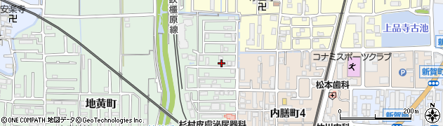 奈良県橿原市地黄町298-3周辺の地図