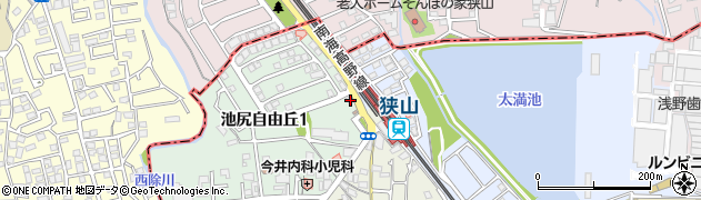 阪神調剤薬局　大阪狭山店周辺の地図