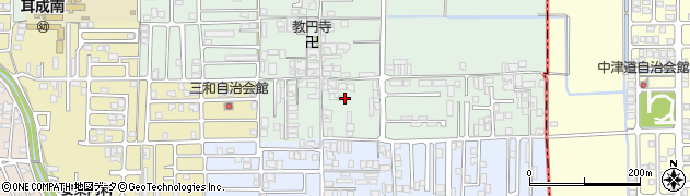 奈良県橿原市常盤町134周辺の地図