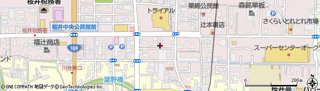 ホームケアー桜井周辺の地図
