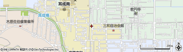奈良県橿原市山之坊町周辺の地図