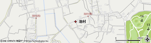 三重県多気郡明和町池村1316周辺の地図