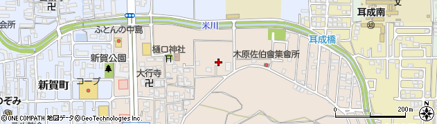 奈良県橿原市木原町322周辺の地図