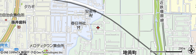 奈良県橿原市地黄町67周辺の地図