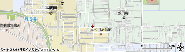 奈良県橿原市常盤町39-15周辺の地図