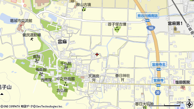 〒639-0276 奈良県葛城市當麻の地図