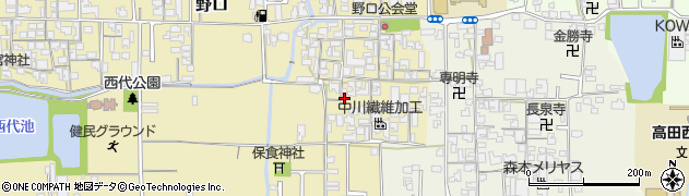 奈良県大和高田市野口94周辺の地図