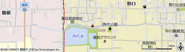 奈良県大和高田市野口636周辺の地図