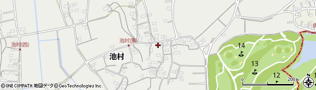 三重県多気郡明和町池村1366周辺の地図