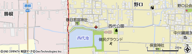 奈良県大和高田市野口638周辺の地図