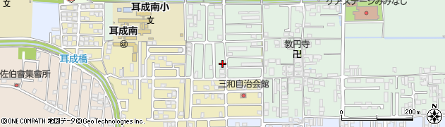 奈良県橿原市常盤町39-10周辺の地図