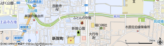 ふとんの中島橿原店周辺の地図