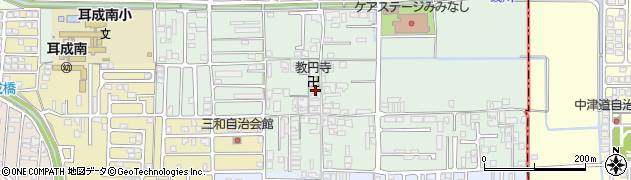 奈良県橿原市常盤町102周辺の地図