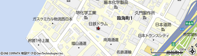 日鉄ドラム株式会社　大阪工場周辺の地図