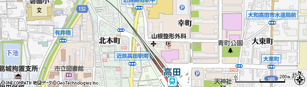 ヘアースタジオＩＷＡＳＡＫＩ　奈良高田店周辺の地図