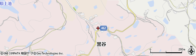 兵庫県淡路市黒谷378周辺の地図