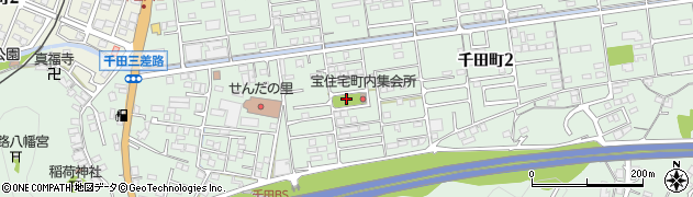 千田宝公園周辺の地図