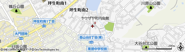 広島県福山市坪生町南周辺の地図